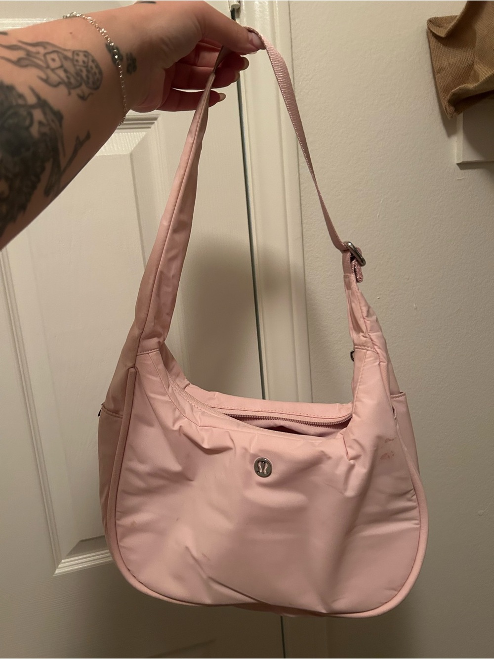 lululemon athletica Pale Pink Shoulder Bag